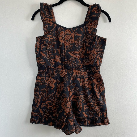 Janie and Jack Floral Romper - Picture 2 of 11